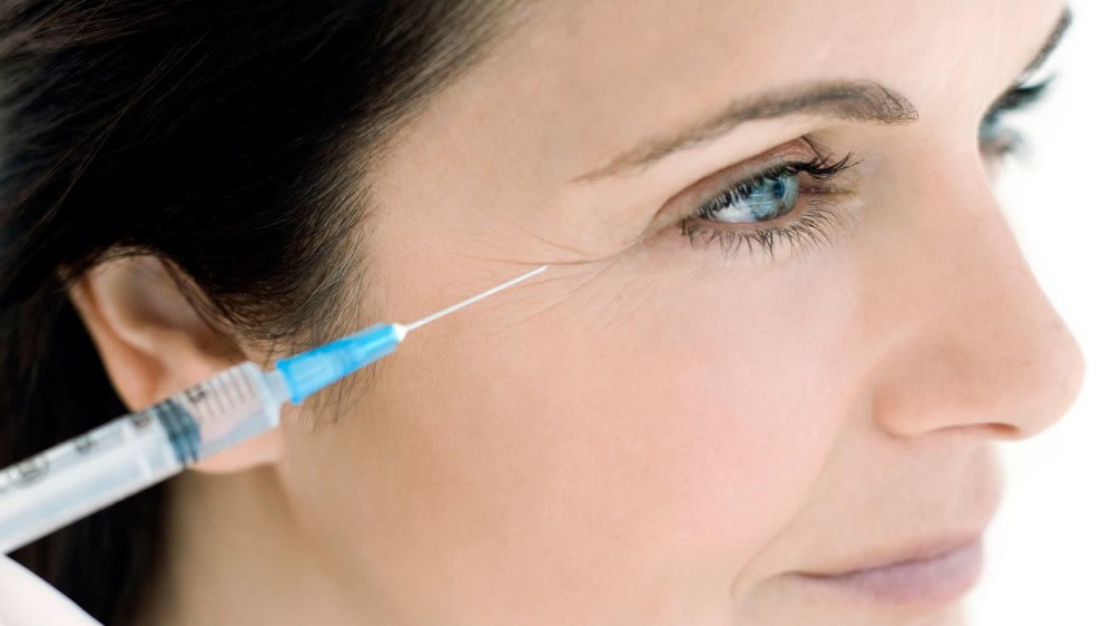 temples botox injecion