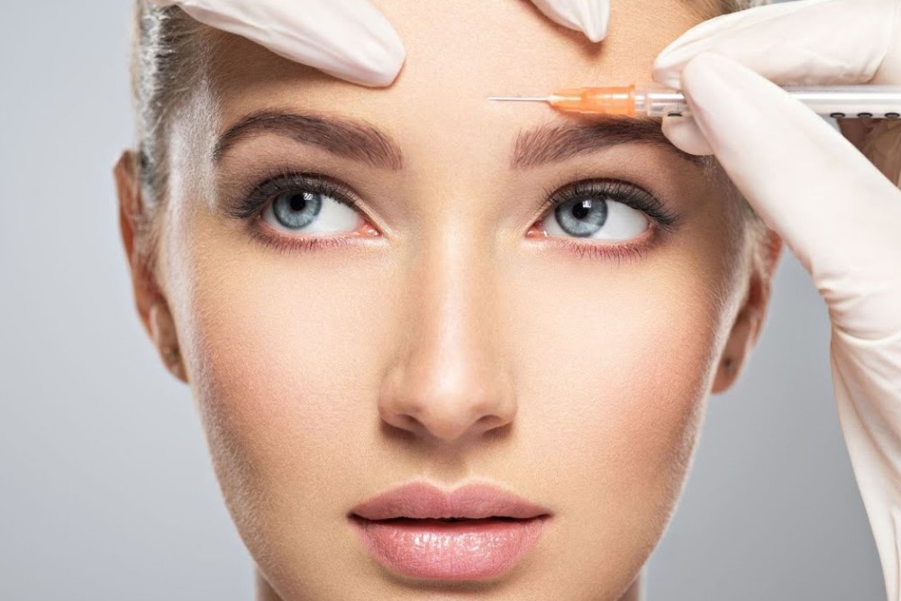 face botox injection