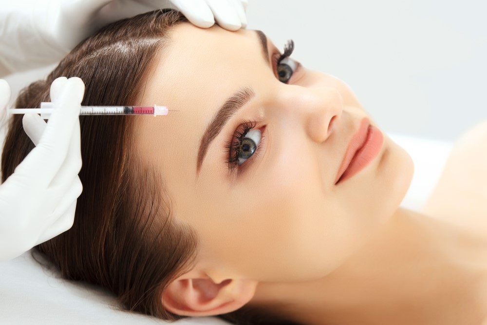 face botox injection