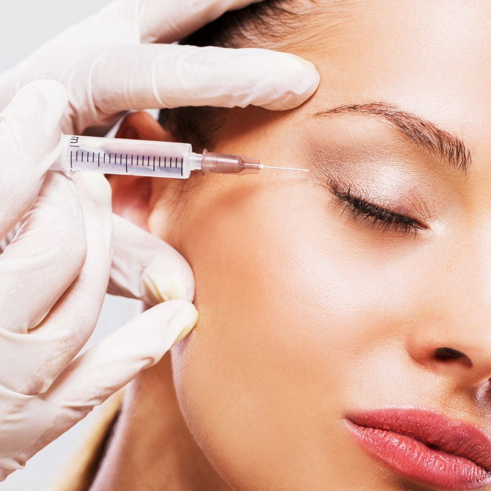 face botox injection